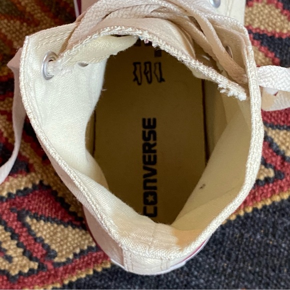 Converse High Top All Star Chucks Pale/Muted Yellow - W9/M7/EU 40 - Picture 7 of 9